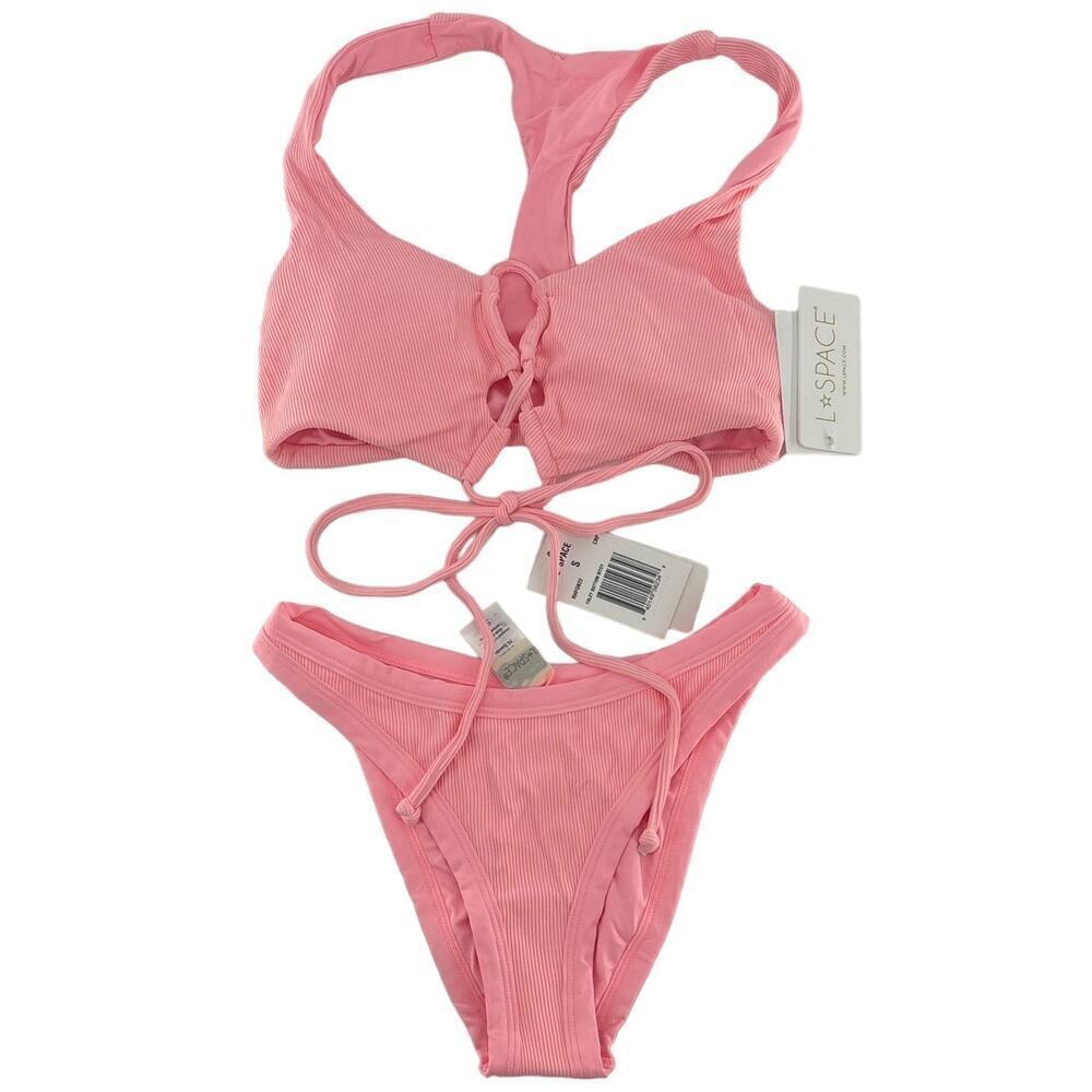 L*Space SET Dax Bikini Top And Foley Bottom Bitsy  Small - Picture 3 of 10